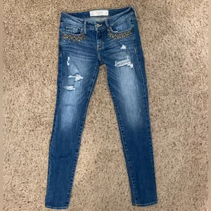 Abercrombie & Fitch Distressed Womens jeans size 0 / W25 thumbnail 2