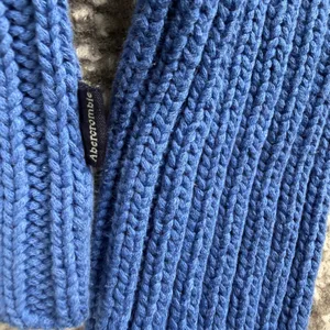 Abercrombie & Fitch Turtleneck‎ Sweater Women Large Blue Ribbed Chunky Knit Y2K thumbnail 6