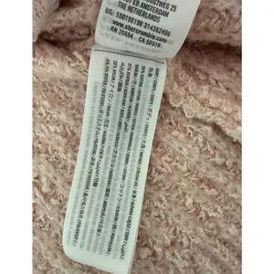 Abercrombie & Fitch Pink Cable Knit Open Front Cardigan Sweater Womens Medium thumbnail 5