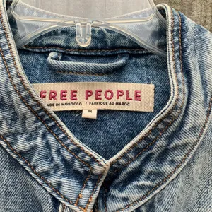 Free People Aubrey Jean Jacket thumbnail 9