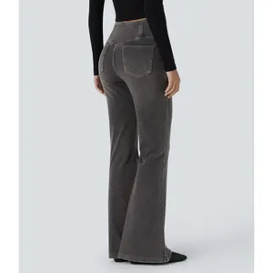 ✨Halara Flex™ High Waisted Crossover Pocket Washed Casual Flare Sz XL Jeans✨ thumbnail 4