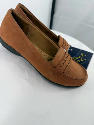 Natural Soul by Naturalizer Women Loafers Tan Suede Comfort Slip On Shoes 7.5W thumbnail 4