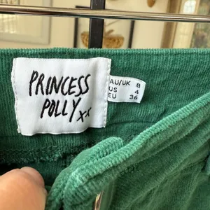 Princess Polly Nadia Fine Wale Corduroy Pants Green $66 4 thumbnail 6