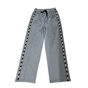 Pink Victoria’s Secret Gray High waist Track Pants(Size Small) thumbnail 5