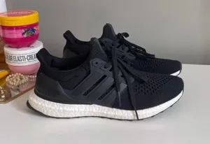 Adidas Black Ultra Boost Tennis Shoe thumbnail 2