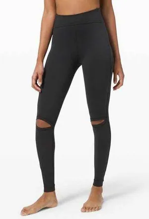 Leggings Force Within High Rise Tight Black W5CHKS Full Length 28” Sz4 thumbnail 9