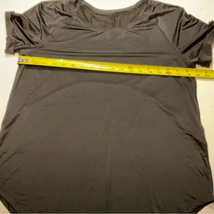 Lululemon Open Up Tie Back Tee Black Women Sz S/M thumbnail 6
