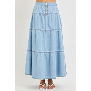 RISEN High Rise‎ Ruffle Long Skirts thumbnail 3