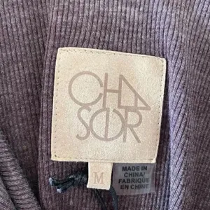 Chaser Revolve DOUBLE V NECK RIB CAMI BEAR Purple Women’s Top SZ M thumbnail 9