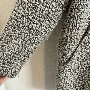Abercrombie and Fitch Textured Oversized Wool Blend Blazer Jacket thumbnail 6