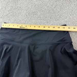 Athleta Ace Tennis Skort‎ Women M Black 13.5" Active Golf Skirt Shorts Pocket thumbnail 4