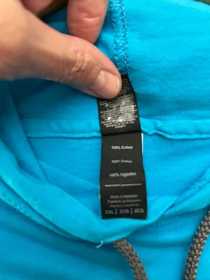 Anvil Women’s Turquoise Hoodie Size 2XL thumbnail 5