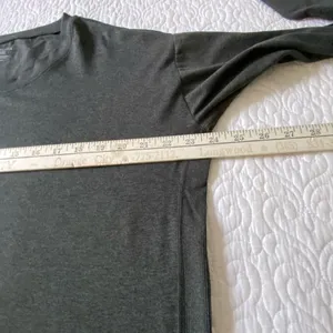 Athleta Gray Uptempo Top Size Large Athleisure, minimalist, normcore, gorpcore thumbnail 10