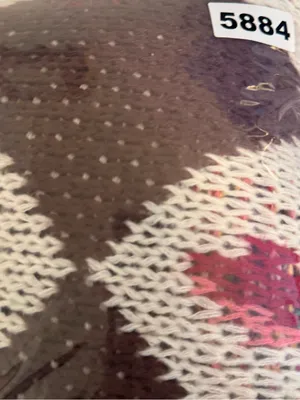 Bailey Rose Vintage Flower Sweater in‎ Espresso thumbnail 6