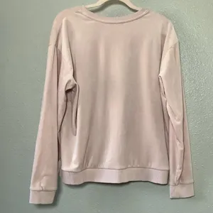 Banana Republic Pink Soft Velour Slouchy Casual Comfy Cozy Long Sleeve XL‎ thumbnail 7