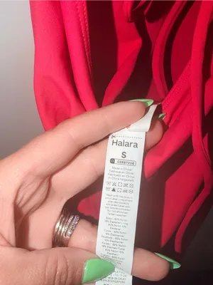 NWT Halara Softlyzero Airy Ruched Lace-Up Bodycon Midi Dress - Winterberry thumbnail 4