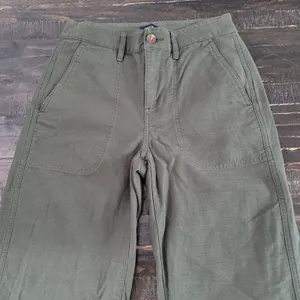 J.Crew Womens Utility Fatigue Pants Size 00 Straight Leg Trousers thumbnail 1