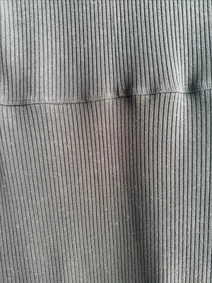 Abercrombie & Fitch Black Ribbed Fit & Flare Short Sleeve Dress thumbnail 4
