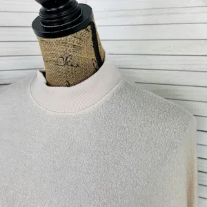 Topshop Oversized Slouchy Mock Neck Sweatshirt Nude‎ Pink Size 8 thumbnail 5