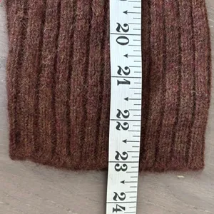 Vtg Newton Trading Co 100% Shetland Wool Sweater Jacket Sz‎ L Brown Cottagecore thumbnail 7