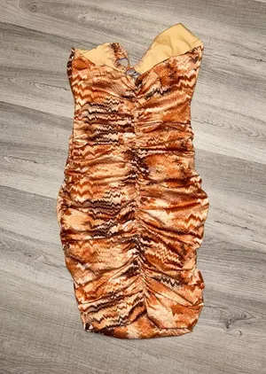 Tiger Mist Tiger Print Like Cut Out Dress thumbnail 4