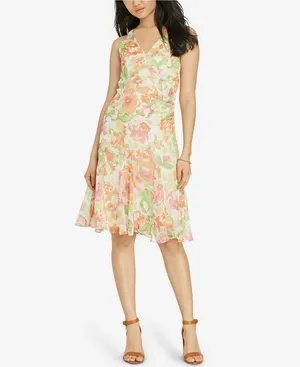 Lauren Ralph Lauren Floral Dress 8 thumbnail 2