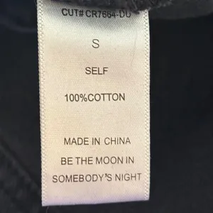 Crescent Black Denim Utility Jumpsuit Elastic Waist Button Front Small CR7664-DU thumbnail 4
