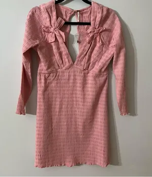 NWOT Free People Women's Palina Mini Dress Sz L thumbnail 4