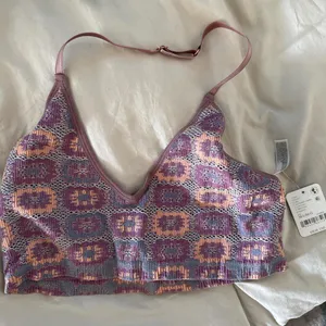 Free people halter sports bra thumbnail 1