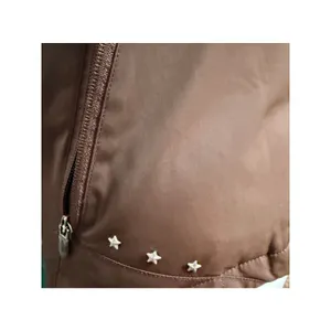 Columbia Women's Puffer Vest with Hood Brown purple Size Small thumbnail 6