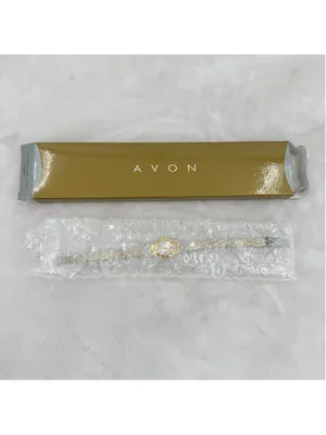 Avon Two-Tone Sleek Watch F26936-7 New In Box Mint Condition Collectible thumbnail 6