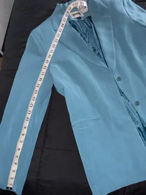 Kasper Teal Blazer Skirt Set thumbnail 2