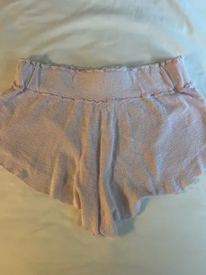 Free People Pink Flowy Mini Shorts thumbnail 2