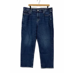American Eagle Stretch Super High-Waisted Ankle Straight Jean - Dark Wash - 18 thumbnail 2