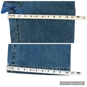 Rolla’s Sailor High Rise Wide Leg Jeans Women’s Sz 29 Blue Patch Pocket Spade thumbnail 8
