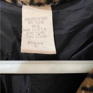 Vintage Cheetah Coat Brown thumbnail 2