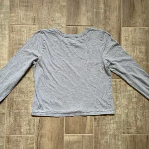 Aerie Gray Basic Long Sleeve Tee thumbnail 4