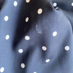 ASOS Puff Sleeve Dress Womens Sz 6 Navy Polka Dot Square Neck Mini thumbnail 7