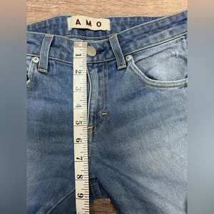 AMO Twist‎ Skinny in 70's Blue Size size 25 thumbnail 10