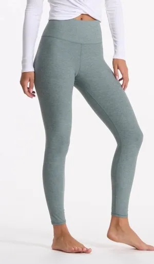 Vuori S Clean Elevation Leggings in Sea Foam Green thumbnail 1