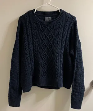Navy Knit Sweater thumbnail 1