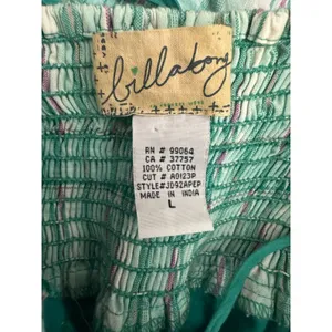 Billabong Vintage 90s Babydoll Plaid Ruffle Hem Midi Dress Size Large thumbnail 5