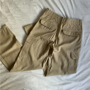 ZARA Cargo Pants Cream thumbnail 4