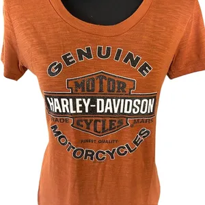 Harley-Davidson Fort Myers Florida 2013 Burnt Orange T-Shirt Size L thumbnail 3