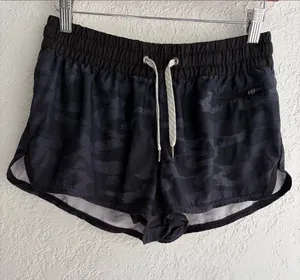 Vuori Women’s Black Camo Athletic Shorts thumbnail 1