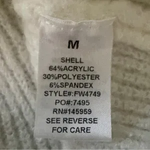 VICI Turtleneck Long Sleeve Sweater Tunic Dress Size Medium thumbnail 7
