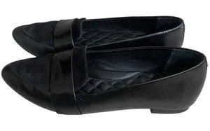 Birdies sparrow Black Leather Suede Pointed Toe Loafer‎ Flats Womens Size 8 thumbnail 1