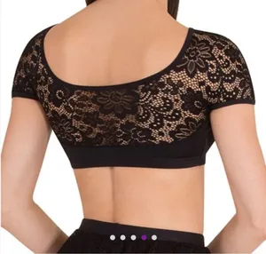 Black Lace Crop Top small‎ thumbnail 1