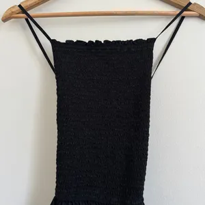 J. Crew Friday Cotton Poplin Dress Size Large Petite smocked Black thumbnail 4