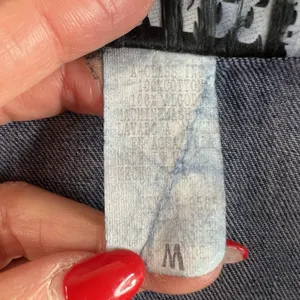 Vtg A-Class M Medium Jean Denim Vest‎ Collar Sleeveless Y2K 2000s Grunge Women’s thumbnail 5
